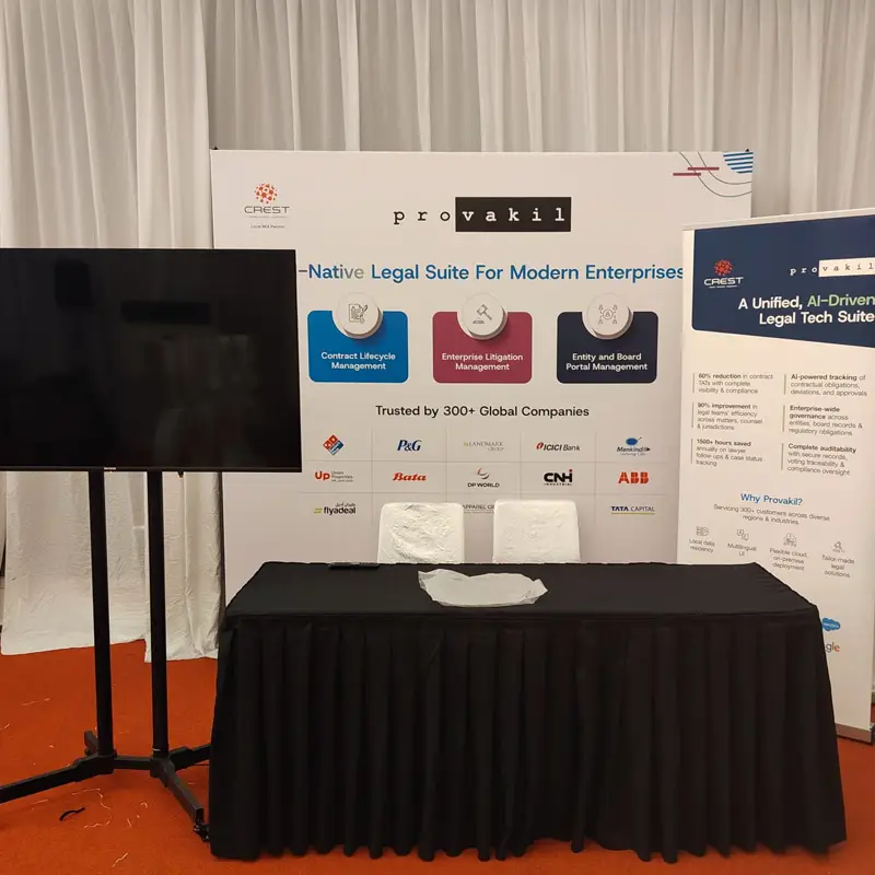 The Project Crew - Exhibitor Order Form (2) - Digital Event Solutions - Event Company Singapore An Exhibition Booth setup at a Conference Event by The Project Crew