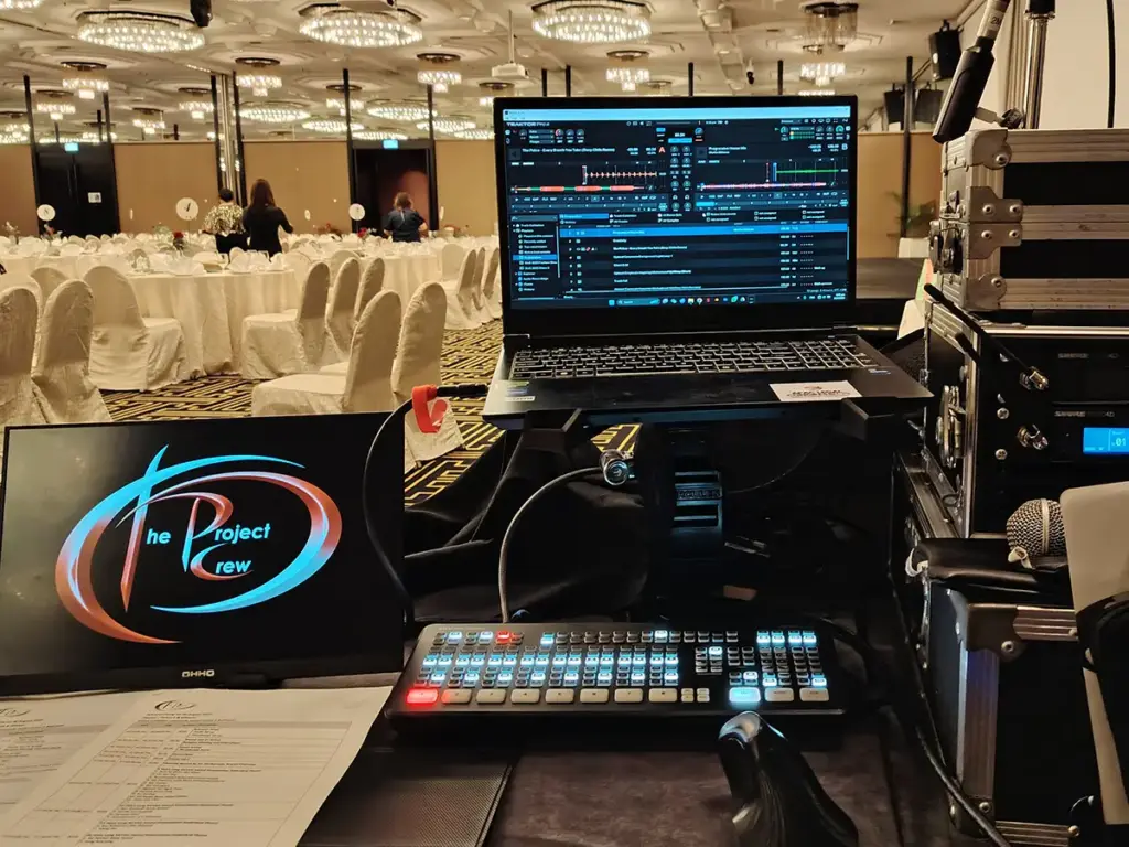 about-us-the-project-crew-vietnam Corporate conference production setup by The Project Crew